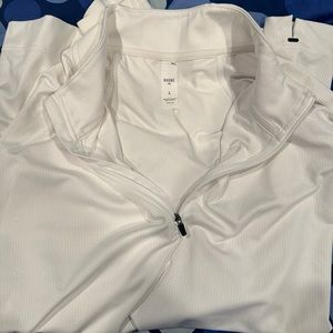 Rhône Courtside 1/4 zip size medium white excellent condition